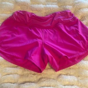 lululemon speed up shorts mid rise 4 inch
